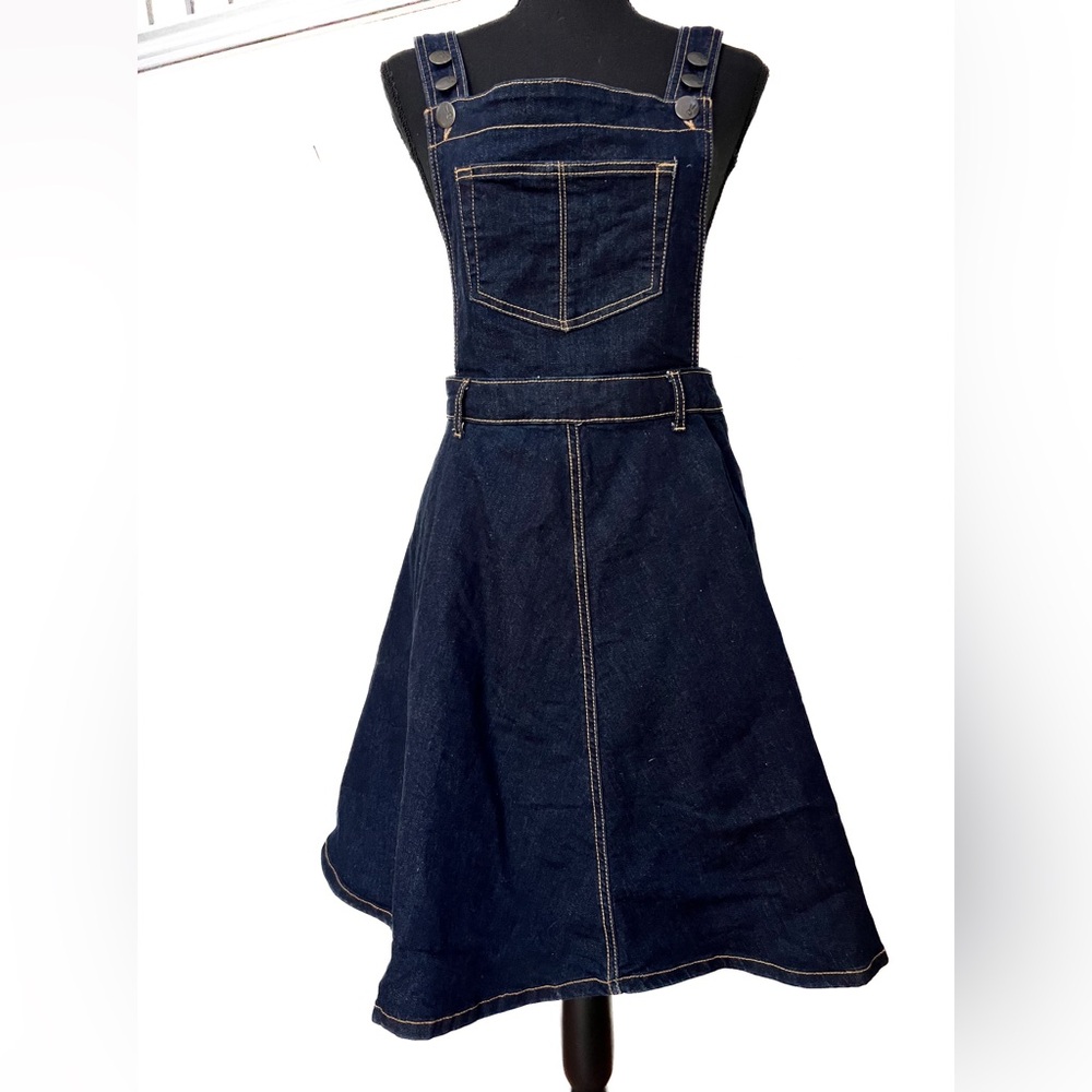 Hell bunny Denim Jumper Dress in size XL (Pinafore)